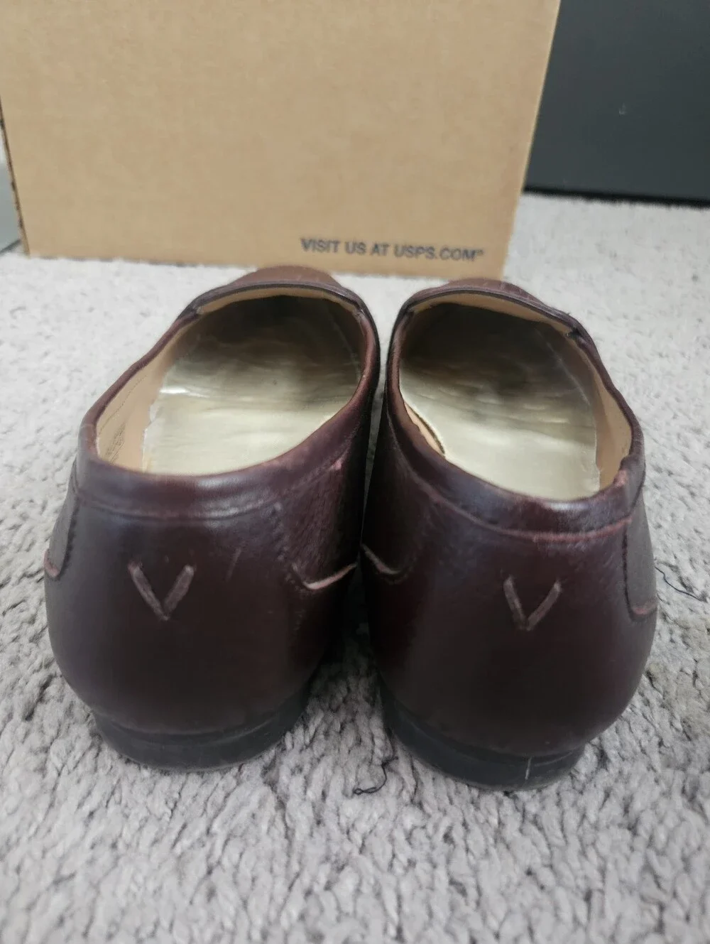 Vionic Savannah Penny Loafers Womens Size‎ 6.5 Brown Leather Flats Classic Shoes